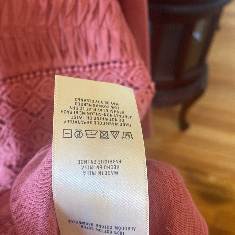 Anthropologie Terracotta Blouse - Picture 4 of 6